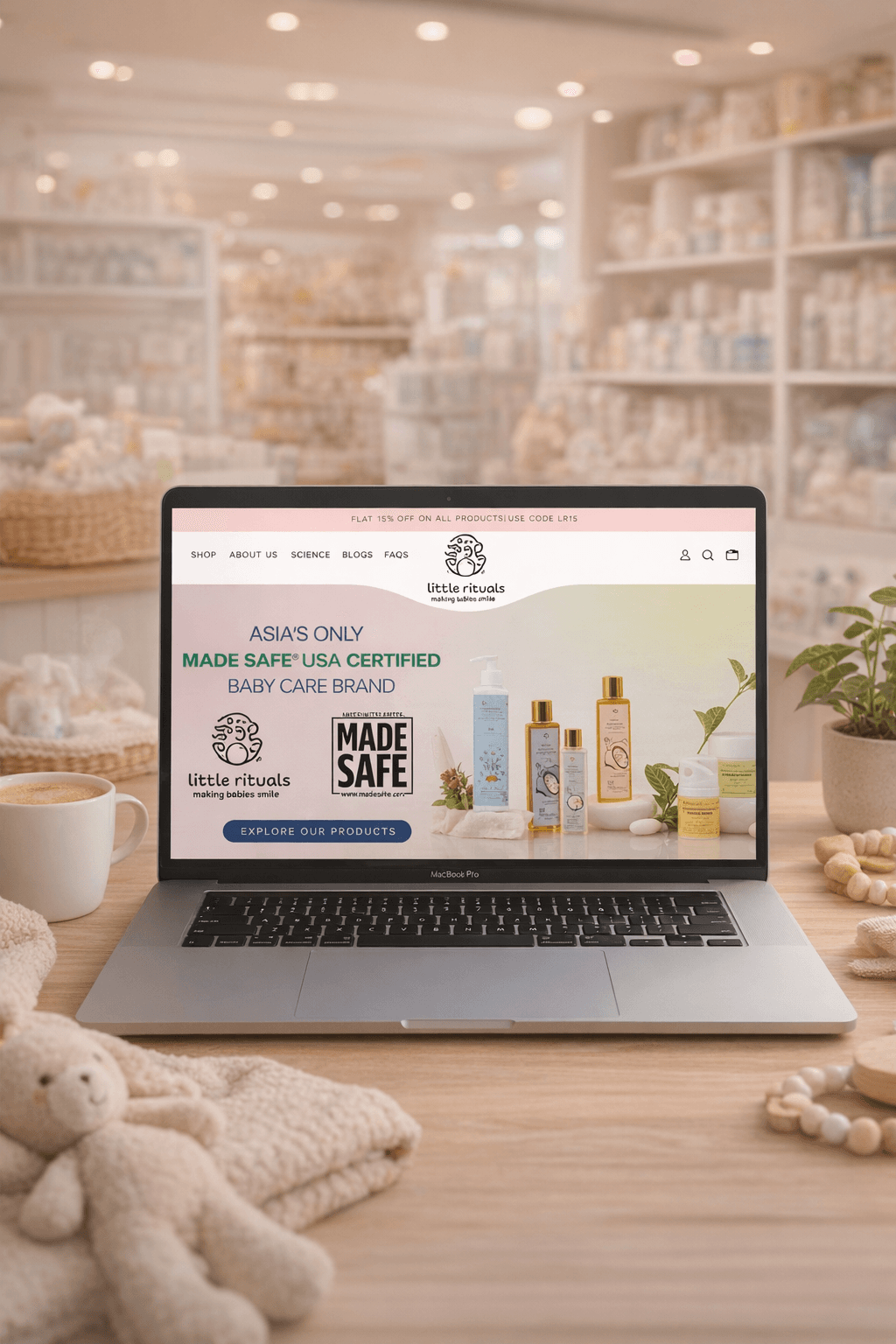 Little Ritual - Professional web development project showcasing brand identity and website design by Uptura Agency
